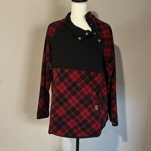 Woman’s Maurice’s Fleece Button Sweatshirt